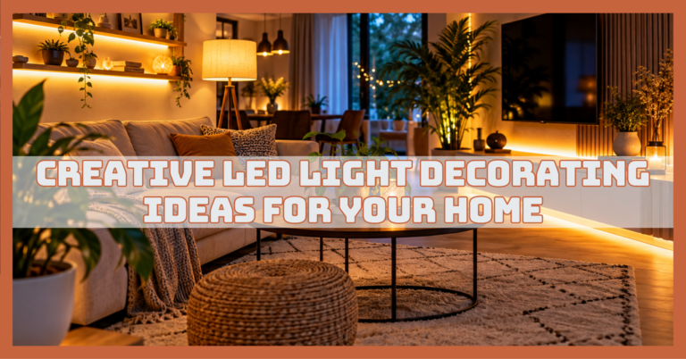 24 Creative LED Light Decorating Ideas For Your Home