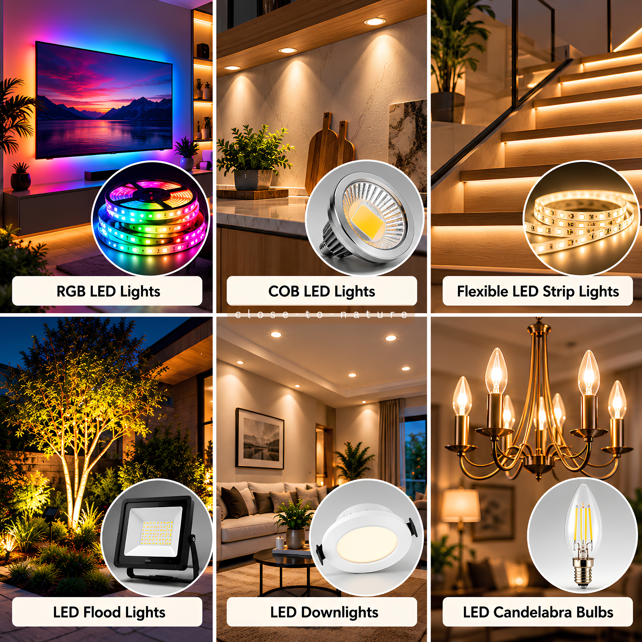 Types Of LED Lights For Home Decorating