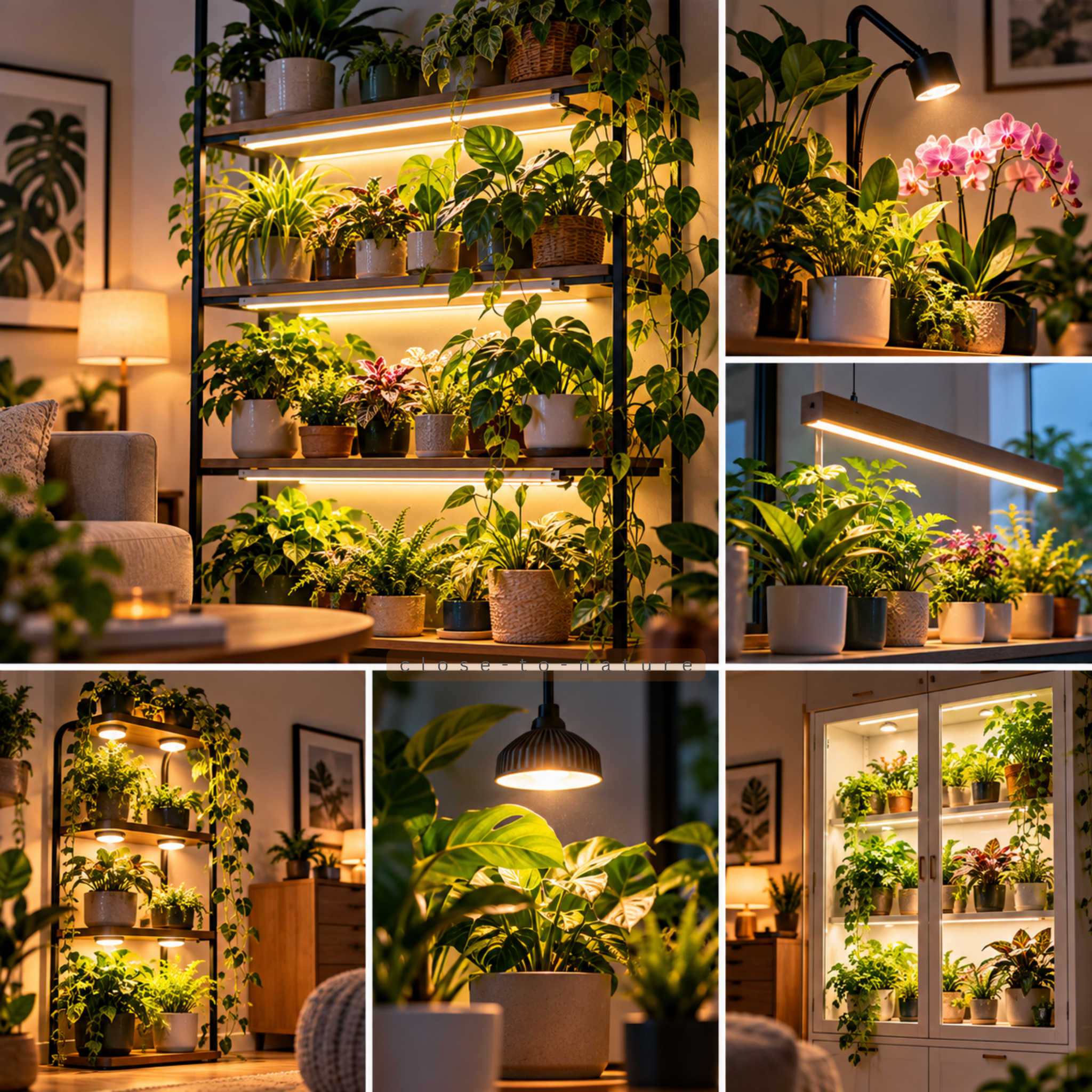 Illuminate Indoor Plants With LED Grow Lights