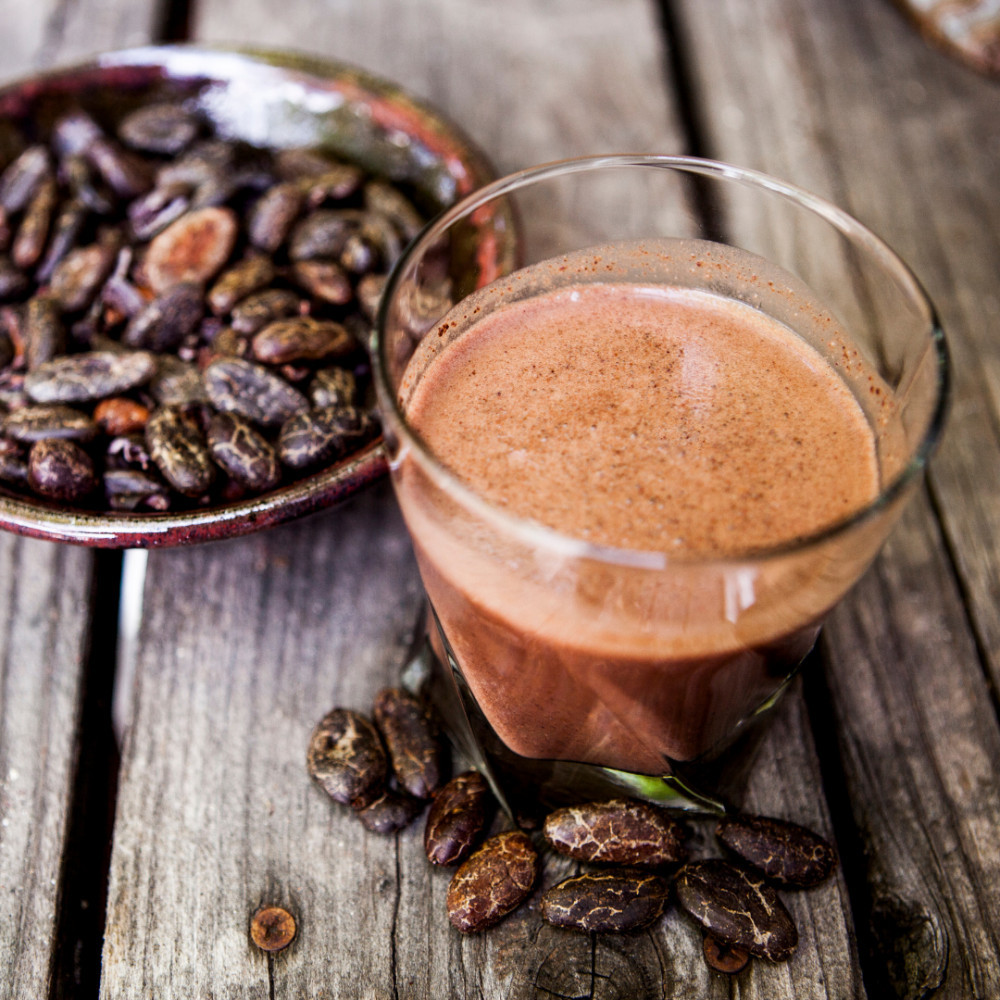 Smoothie With Cocoa Powder