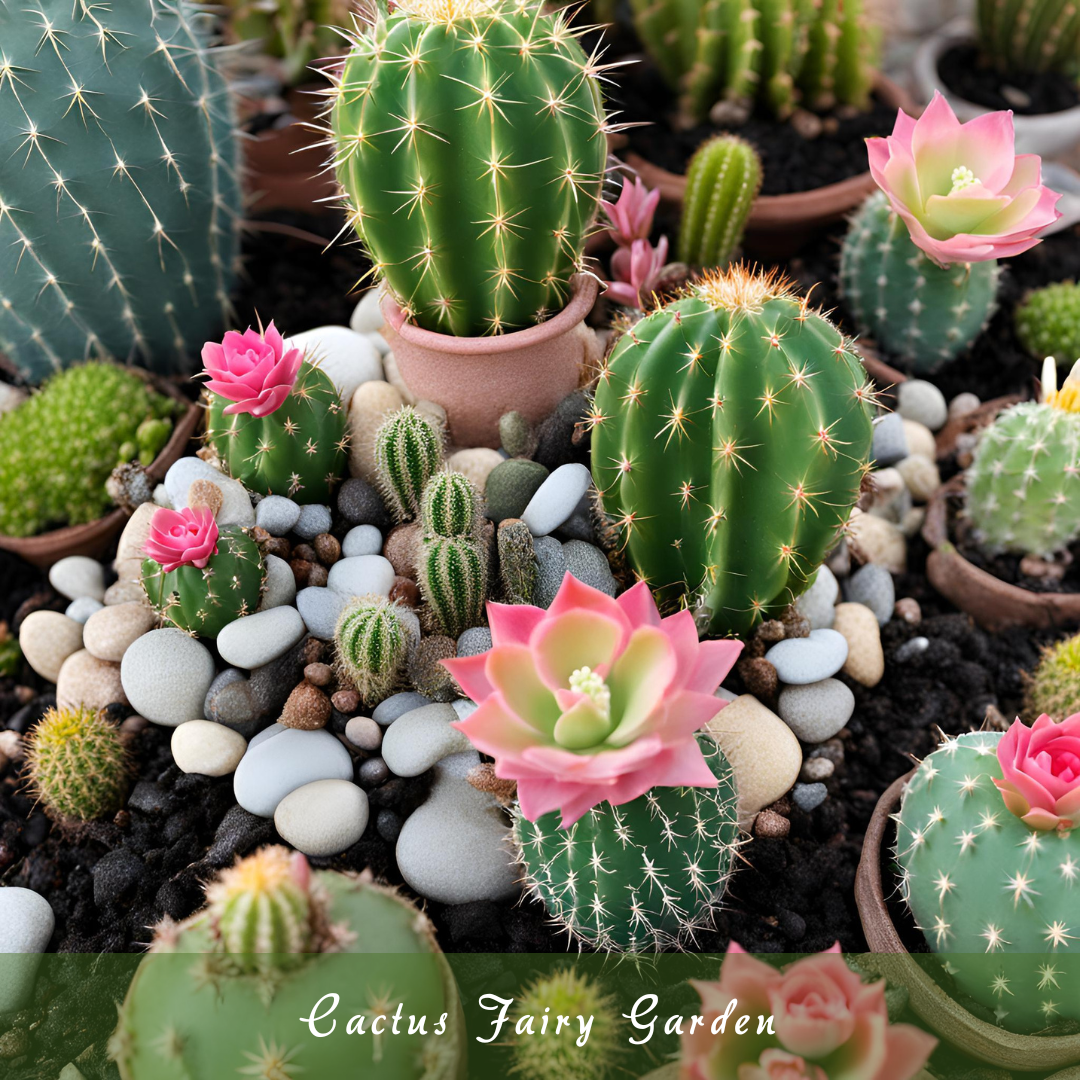 Cactus Fairy Garden