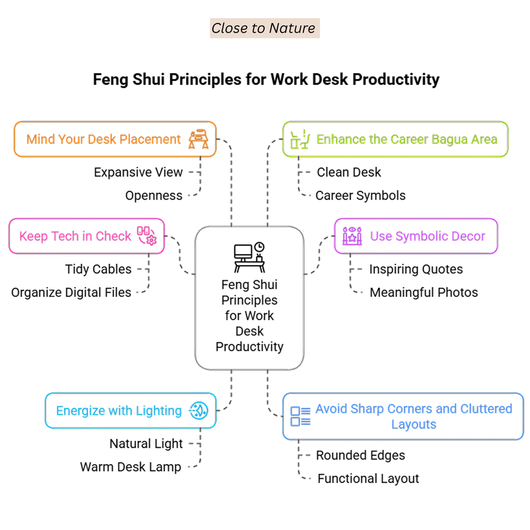 Feng Shui Principles For Work Desk Productivity