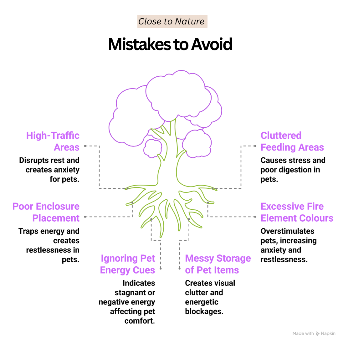 Common Feng Shui Mistakes For Pets To Avoid