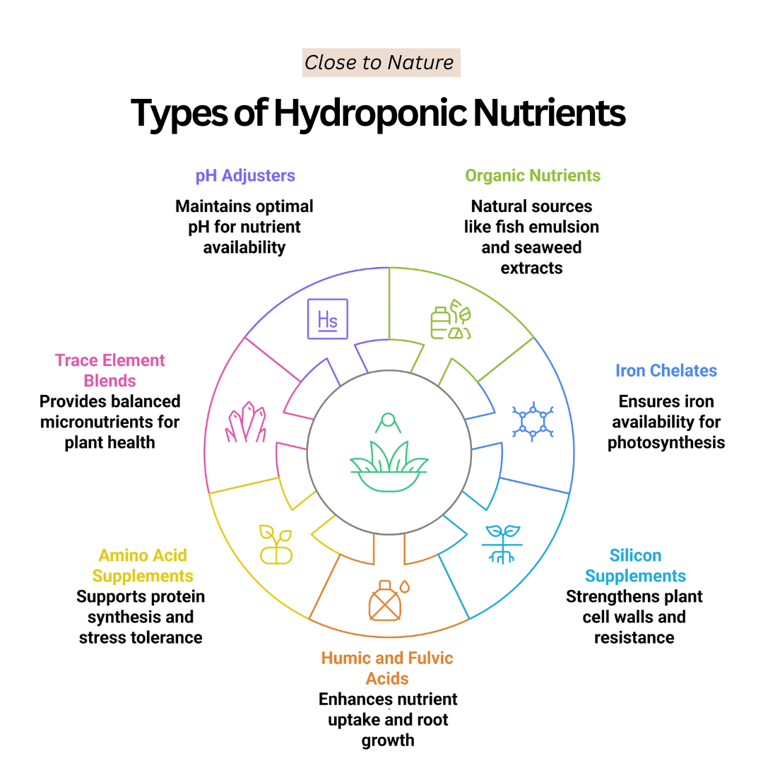 Types Of Hydroponic Nutrients