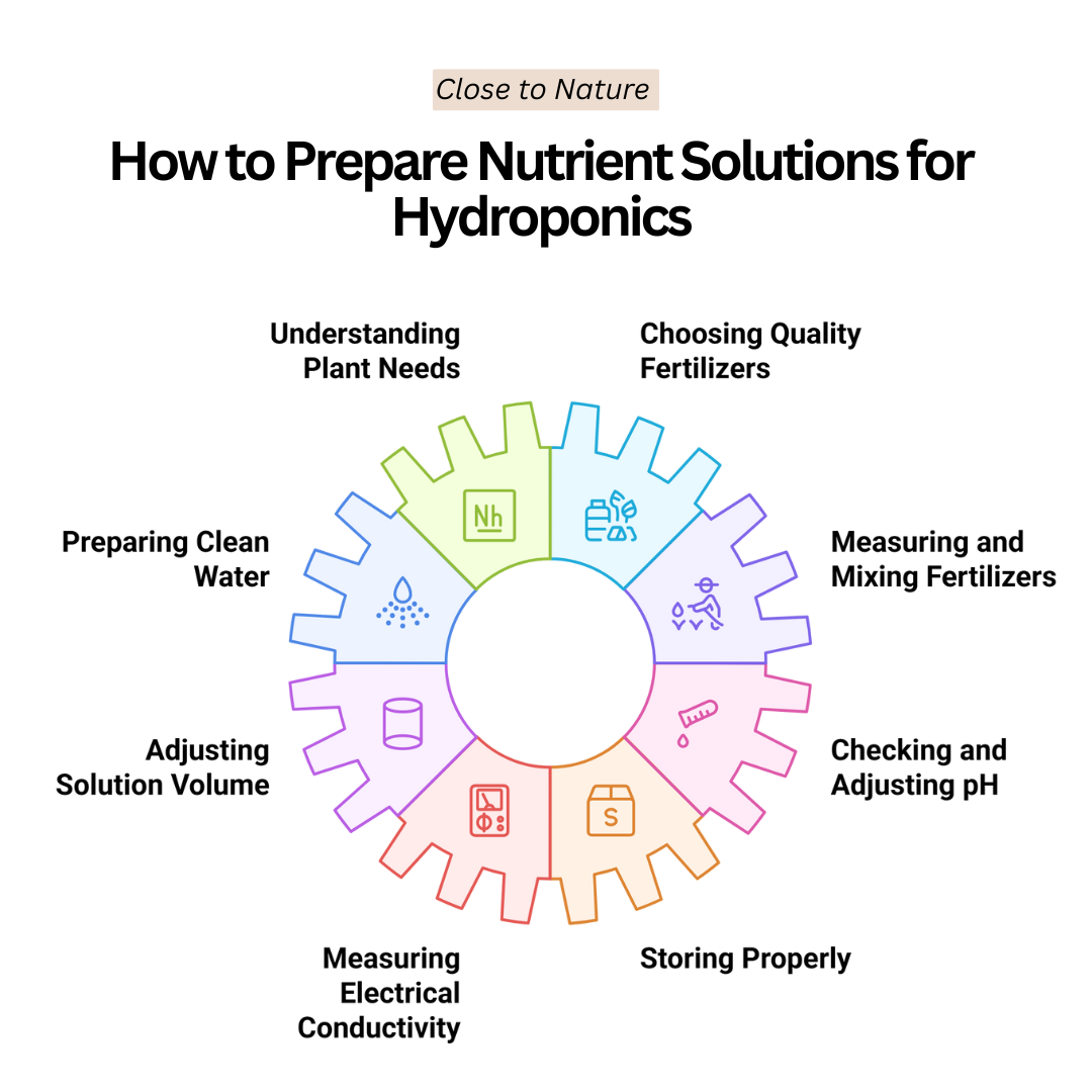 How To Prepare Nutrient Solutions For Hydroponics