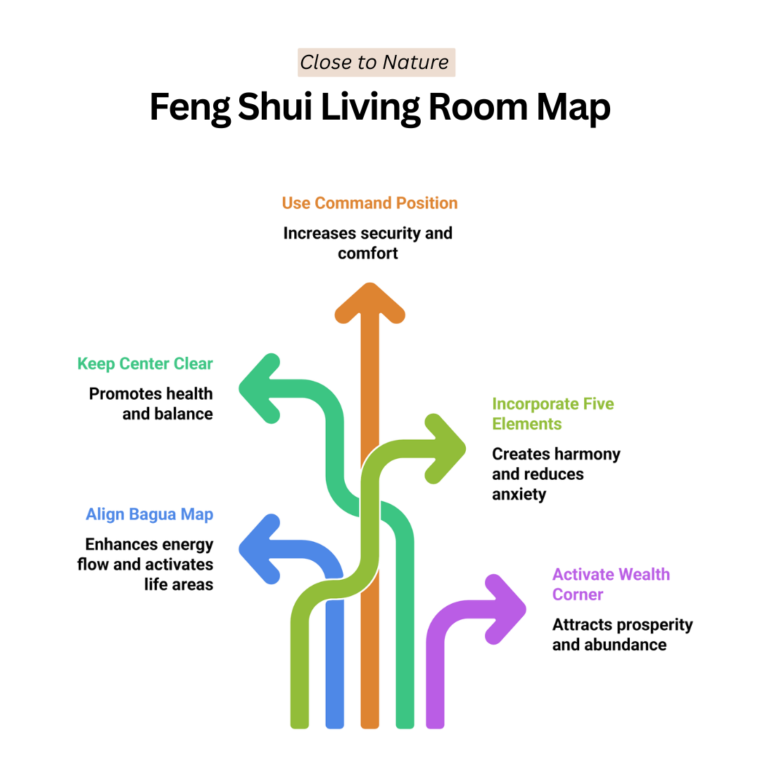 Feng Shui Living Room Map