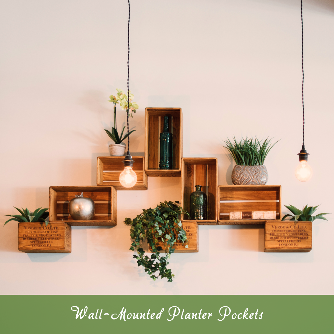 Wall-Mounted Planter Pockets
