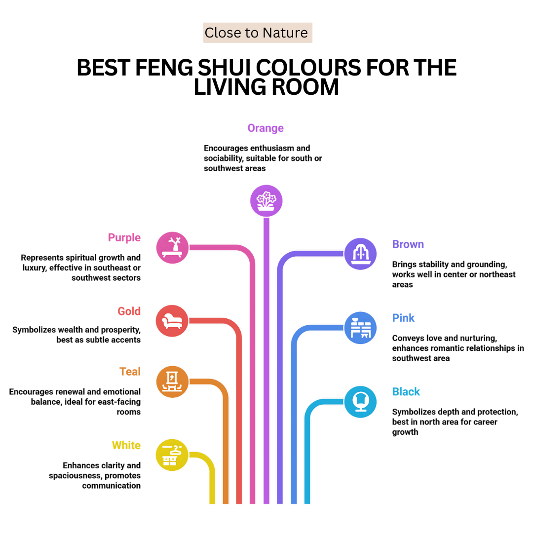 Feng Shui Colours For The Living Room