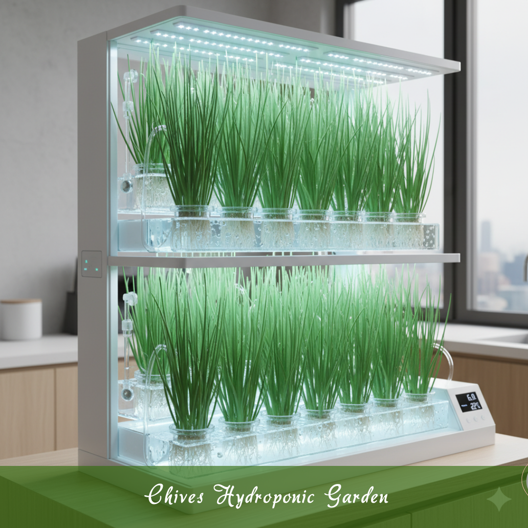 Chives Hydroponic Garden