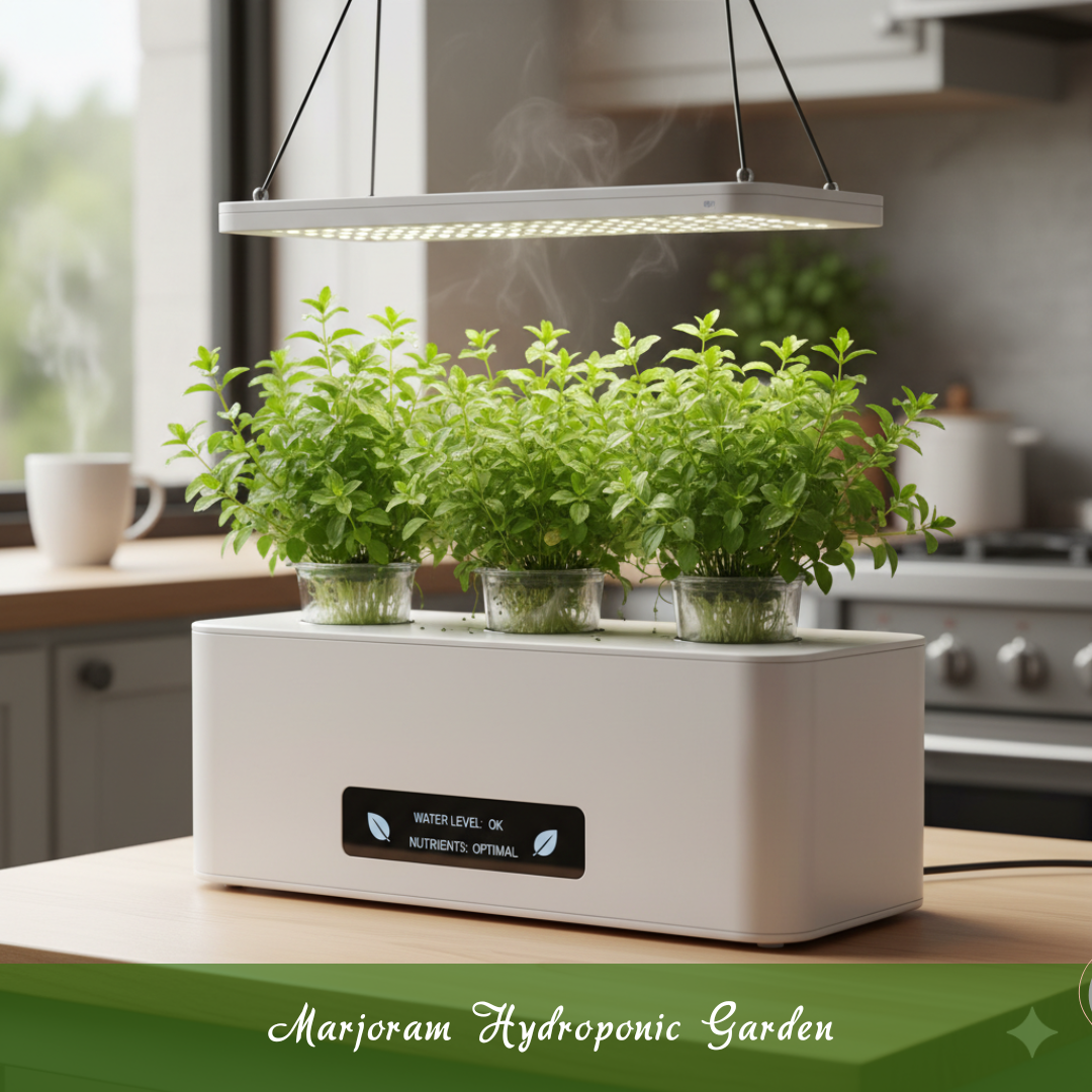 Marjoram Hydroponic Garden