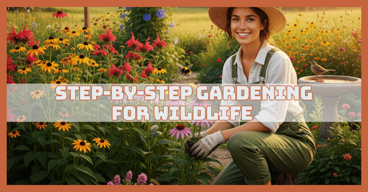 Step-by-Step Gardening for Wildlife - Guide to Support Nature at Home