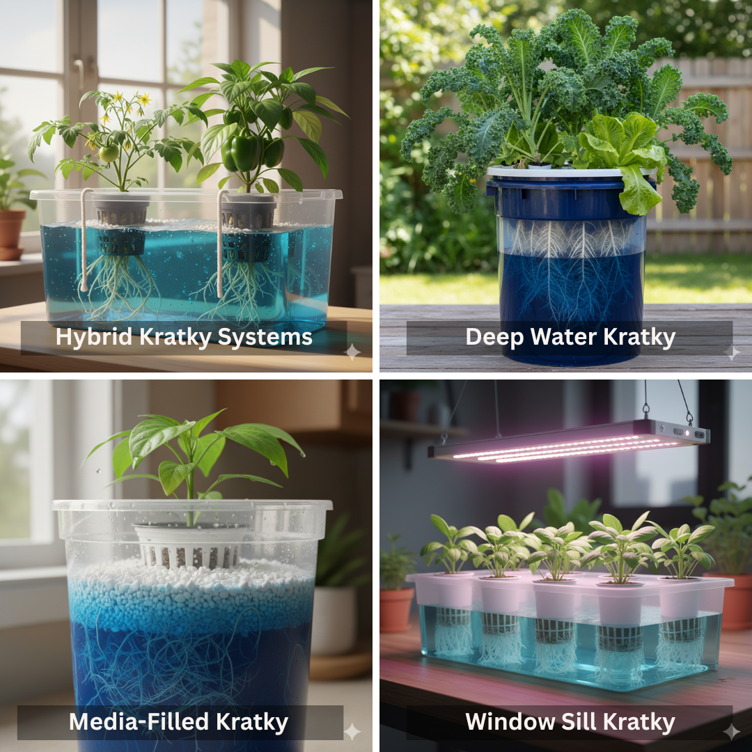 Types Of Kratky Hydroponics - Methods 5-8