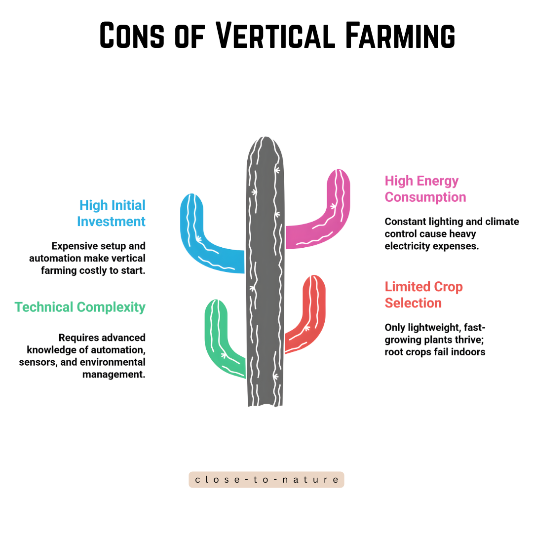 Cons of Vertical Farming Cons of Vertical Farming