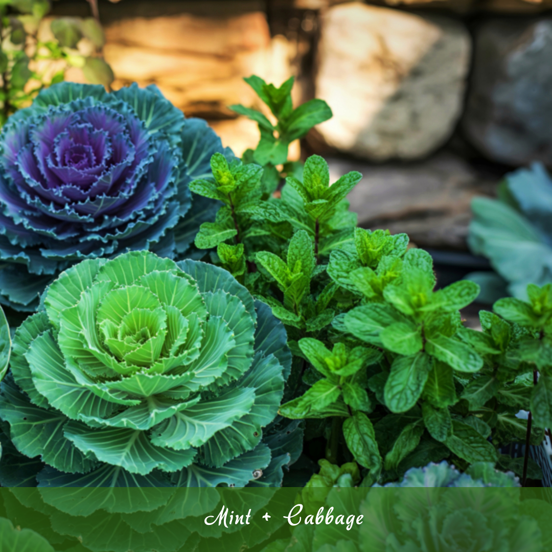 Mint + Cabbage / Carrots / Beets Mint + Cabbage / Carrots / Beets