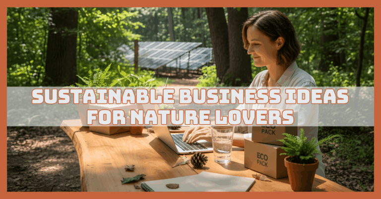 Sustainable Business Ideas for Nature Lovers