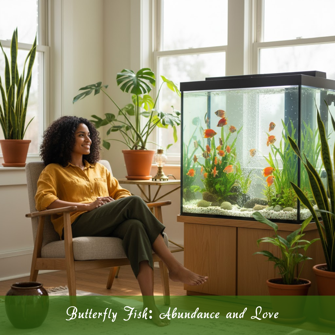 Butterfly Fish (Angelfish or Betta): Abundance and Love