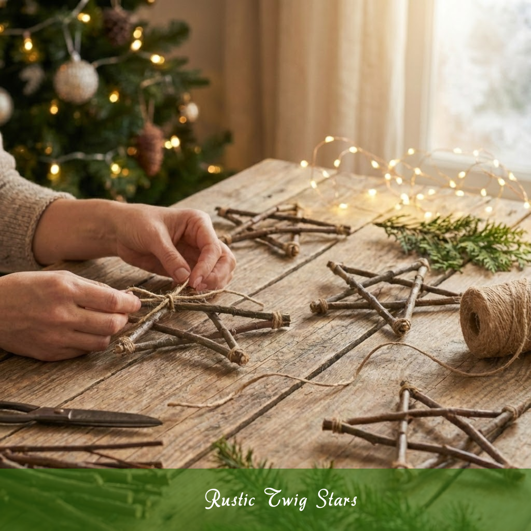 Rustic Twig Stars