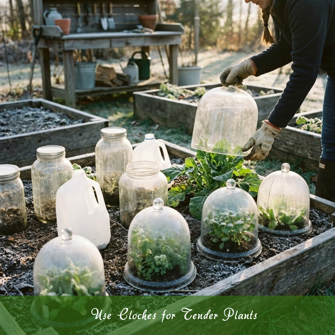 Use Cloches For Tender Plants