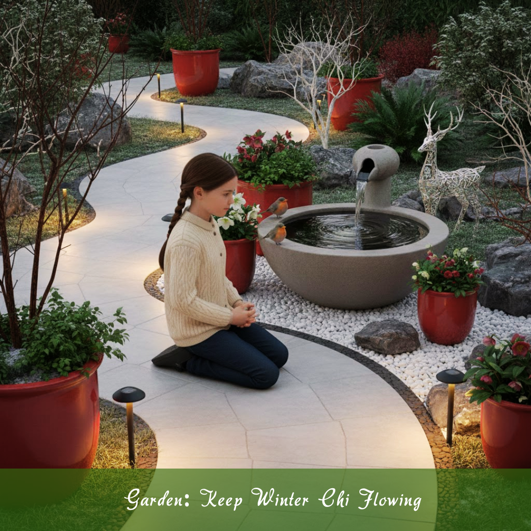 Garden: Keep Winter Chi Flowing
