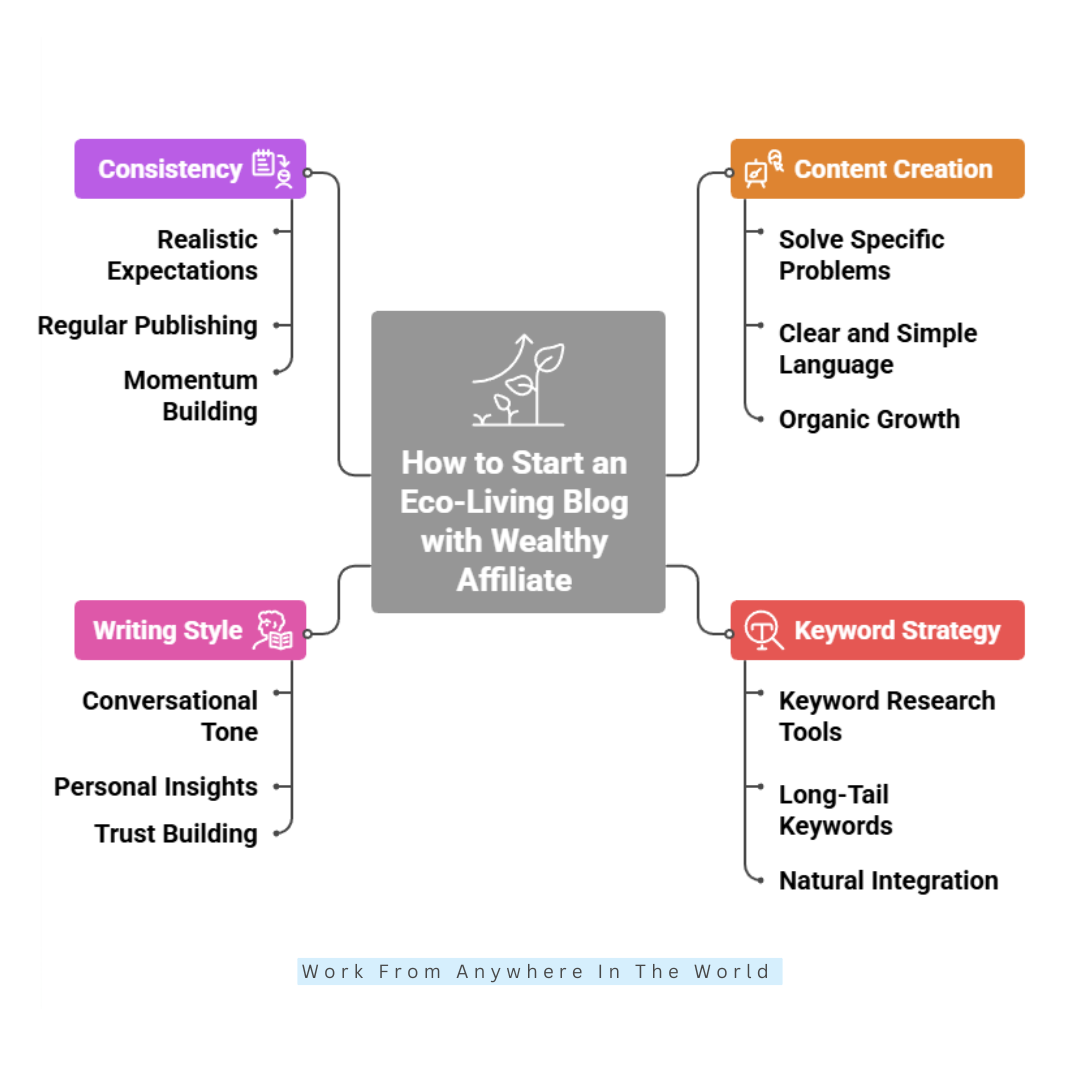 How To Start An Eco-Living Blog With Wealthy Affiliate - Steps 5-8