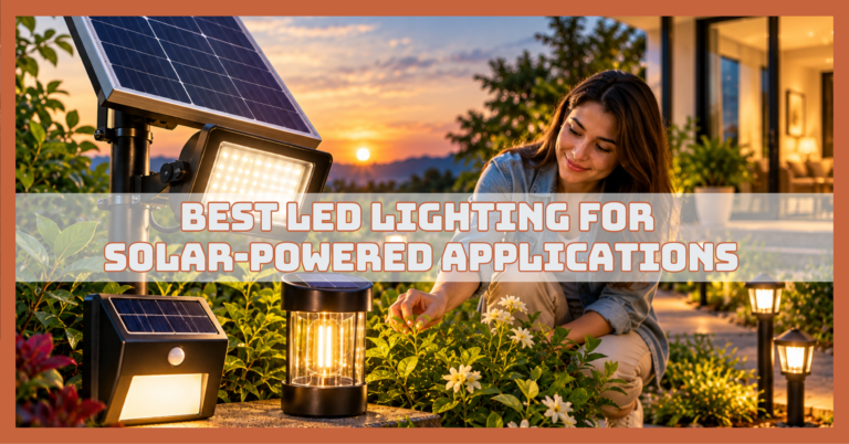 Best LED Lighting For Solar-Powered Applications